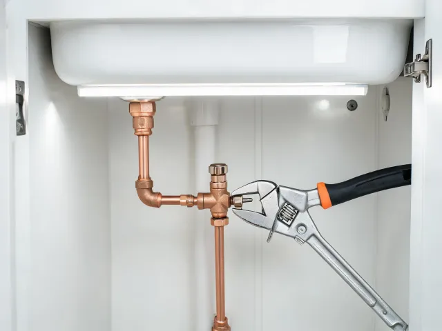 Under sink stop valve replacement